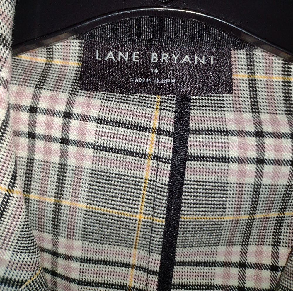 Lane Bryant Women's Classic Plaid Blazer - Picture 2 of 16
